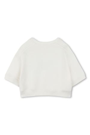 White organic cotton sweatshirt CHLOE' KIDS | C20478117